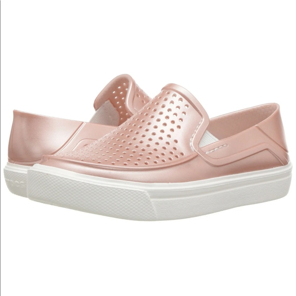 CROCS Citilane Roka Metallic SLP K Clog, rose dust, size 9
